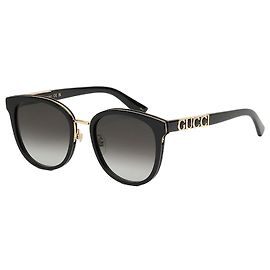 Gucci Gafas de sol Daily Luxury con decoración de logo dorado y Asian Fit