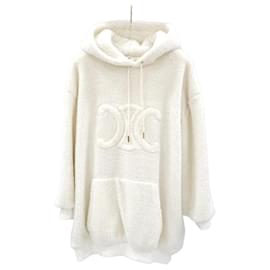 Oversized Shearling Fleece mit Kapuze - Céline