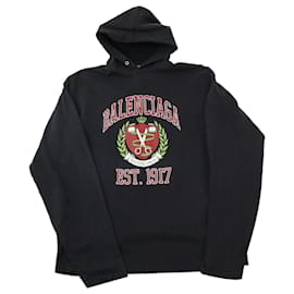 Balenciaga College Logo Hoodie T-Shirt Size