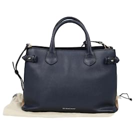Borsa a tracolla tote media Banner - Burberry