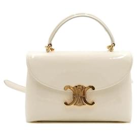 Céline Borsa Tote e a Tracolla da Donna Tin Nino in Vernice Avorio
