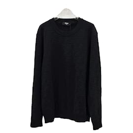 Seleria Pullover aus FF-Baumwolle in Schwarz - Fendi