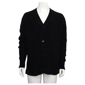 Herren-Cardigan aus Alpakamischung in Anthrazit - Acne