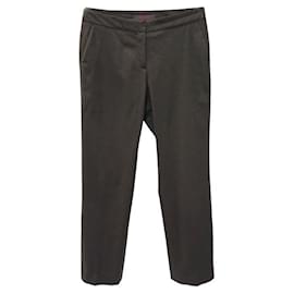 Pantalones de lana marrón oscuro - Etro