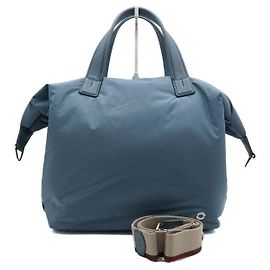 Loro Piana Borsa Tote Duffle Voyager Grande Sky Blue