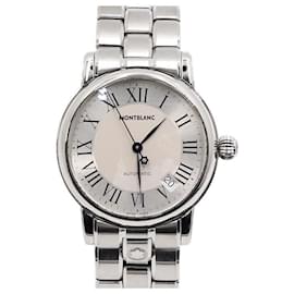 Montblanc Orologio automatico in acciaio da uomo Meisterstück Round