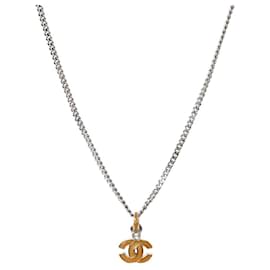 Collana CC Argento Beige - Chanel