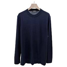 Parkville Crewneck Knit Navy - Loro Piana