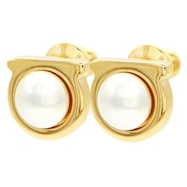 Orecchini Gancini Pearl da donna - Salvatore Ferragamo