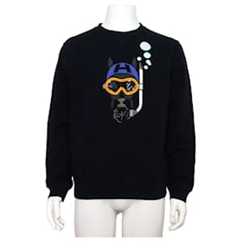 SCUB Fleece-Sweatshirt für Herren, Navy - Hermès