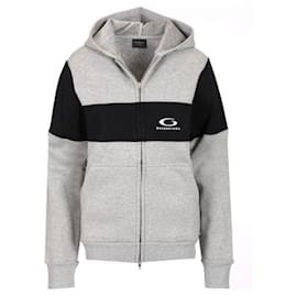 Embroidered Logo Sweatshirt Hoodie - Balenciaga
