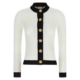 Zweifarbiger Strickcardigan - Balmain