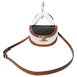 Mini Borsa a Tracolla in Tela con Manico - Céline