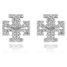 Orecchini Kira Crystal Logo - Tory Burch