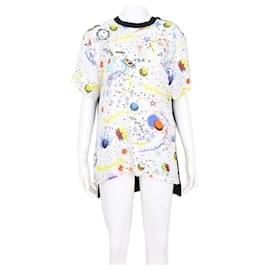 Cosmic Galaxy Silk Blend Damen T-Shirt Season - Louis Vuitton