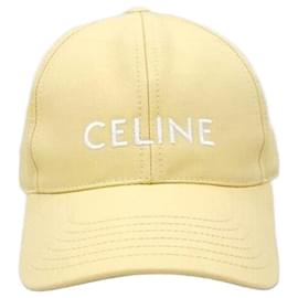 Baumwoll-Ballcap Gelb - Céline