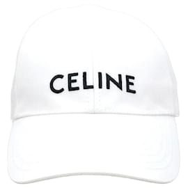 Baseball-Kappe aus Baumwolle Weiß - Céline