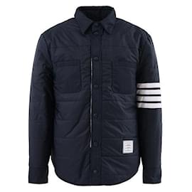 Giacca reversibile in lana Navy - Thom Browne