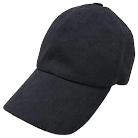 Louis Vuitton Essential Baseball Cap aus Denim mit schwarzem Monogramm