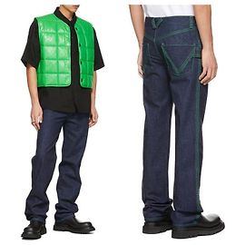 Bottega Veneta Stitch Denim Pants Black