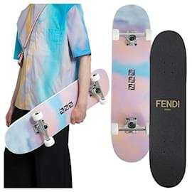Logo Metallic Skateboard - Fendi