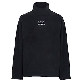 Maison Martin Margiela Salomon Black Technical Fleece Langarmshirt