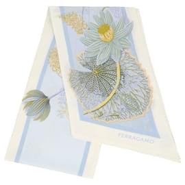Lenço Estampa Floral Lenço de Seda para Mulher - Salvatore Ferragamo