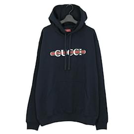Felpa con cappuccio in jersey di cotone stampato - Gucci