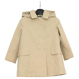 Burberry Gabardina junior de algodón con capucha desmontable para niños