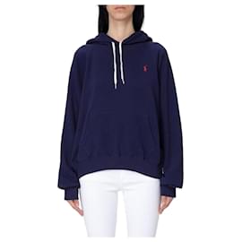 Ralph Lauren Leichter Fleece-Hoodie in Navy