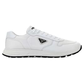 Sneakers Fract in Re-Nylon e pelle spazzolata - Prada