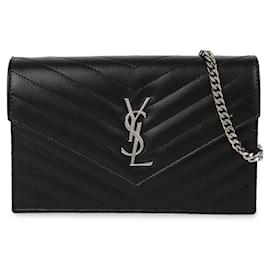 Borsa a tracolla portafoglio con catena Cassandra Envelope - Saint Laurent
