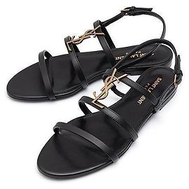 Saint Laurent Sandali bassi Monogram Cassandra