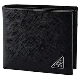 Saffiano Triangle Men's Wallet - Prada