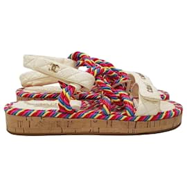 Sandali in corda con Velcro - Chanel