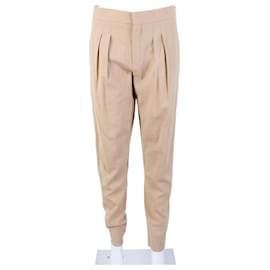 Pantaloni Chloé in lana Beige