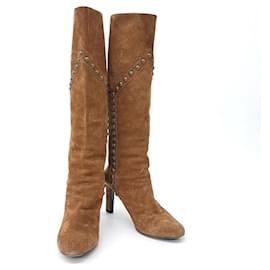 Saint Laurent Wildleder-Stiefel