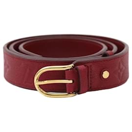Cinturón Monogram Empreinte Fuchsia Gold - Louis Vuitton