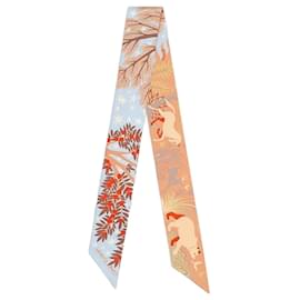 Twilly in seta Hermès Arancione