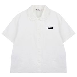 Miu Miu Camisa de popelina slub