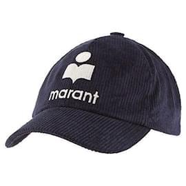 Cappellino unisex Tyron in velluto a coste con logo ricamato - Isabel Marant