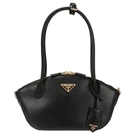Piccola borsa a mano in pelle stamp: MVM - Prada