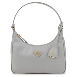 Prada Re Nylon Mini Tasche Grau