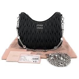Miu Miu Borsa a tracolla Napla Chain Crystal Borsa Hobo