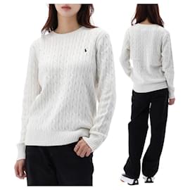 Zopfstrick Erwachsenengröße mit Pony-Logo - Ralph Lauren