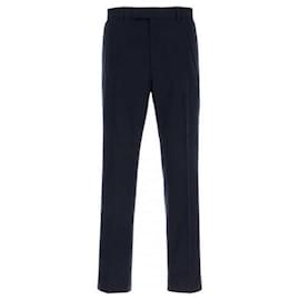 Gucci Web Detail Cotton Gabardine Pants