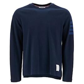 Camiseta Milano Cotton Bar - Thom Browne