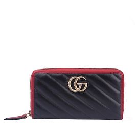 Gucci GG Marmont gestepptes langes Portemonnaie