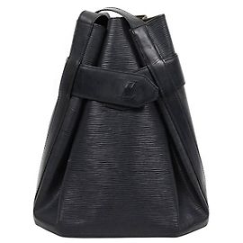 Louis Vuitton Borsa a tracolla Black Epi Sac De Pol