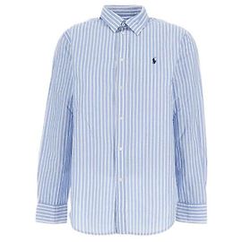 Ralph Lauren Classic Fit Stripe Cotton Linen Shirt